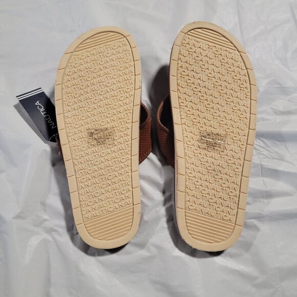 NWT Nautica Malik Women's Leather Sandals - Picture 5 of 5